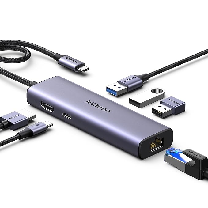 UGREEN 6‑in‑1 USB‑C Hub 15598