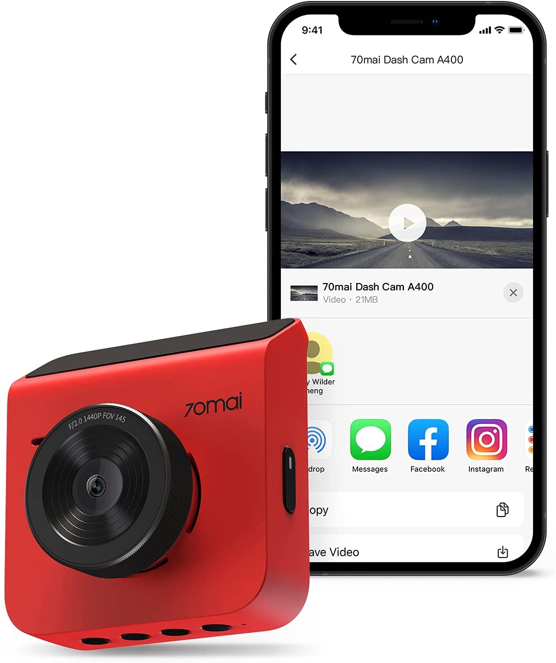 70mai A400-1 car camera — 2