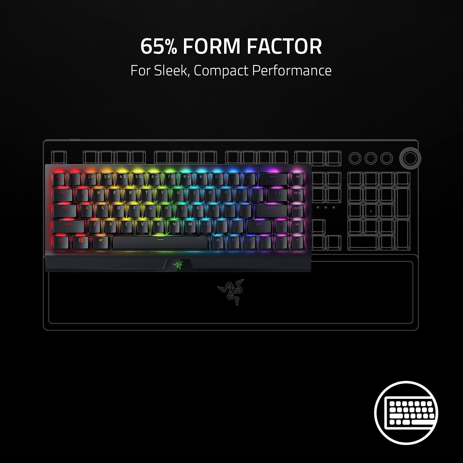 Клавиатура Razer BlackWidow V3 Mini HyperSpeed Switch — 4