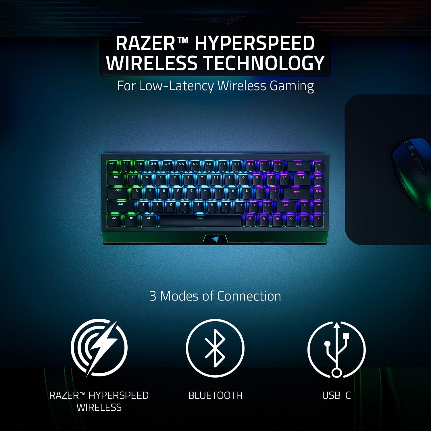 Клавиатура Razer BlackWidow V3 Mini HyperSpeed Switch — 5